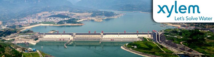 Las soluciones de Xylem ayudan a evitar inundaciones en la presa de las Tres Gargantas de China
