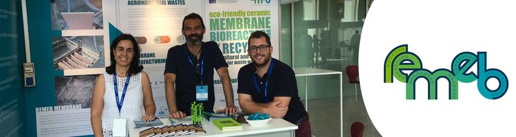 Expertos internacionales se interesan por el "biorreactor sostenible REMEB" en Euromembrane 2018