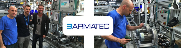 Responsables de BARMATEC visitan las instalaciones del fabricante de soplantes FPZ en Italia