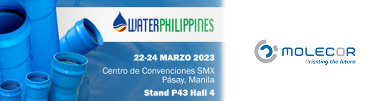 Molecor (SEA) Sdn Bhd participará en Water Philippines del 22 al 24 de marzo de 2023