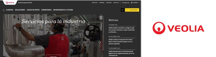 Veolia España actualiza su página web con nuevas secciones, mayor contenido y enfocada a sus clientes