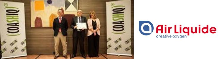 Air Liquide recibe el premio COASHIQ por la prevención de riesgos laborales en 2018