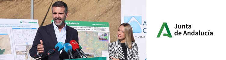 Inicio inminente de las obras de conexión definitiva del embalse de La Colada y la ETAP de Sierra Boyera en Córdoba