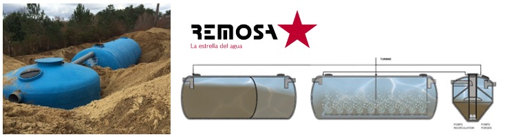REMOSA instala una de sus plantas compactas para el tratamiento de las aguas residuales de un camping en Francia