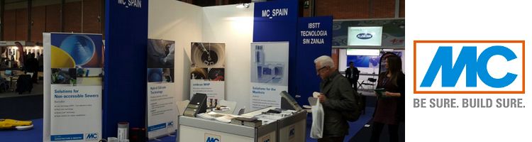 MC-Bauchemie Spain muestra sus sistemas de reparación de colectores urbanos e industriales con tecnología sin zanja en Smagua