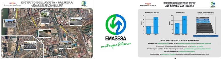 EMASESA invertirá más de 21 M€ en 2017 en obras hidráulicas en Sevilla