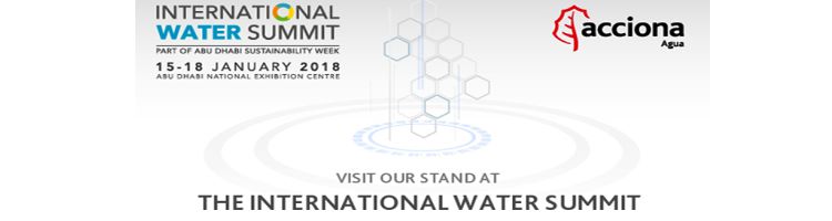 ACCIONA Agua presente en International Water Summit 2018 en Abu Dhabi