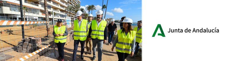 La obra de renovación de los colectores de saneamiento de Fuengirola, con una inversión de 7,3 M€, ya está al 50 % de ejecución