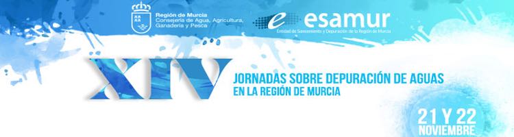 ESAMUR organiza el 21 y 22 de noviembre sus "XIV Jornadas Técnicas sobre depuración de aguas en la Región de Murcia"