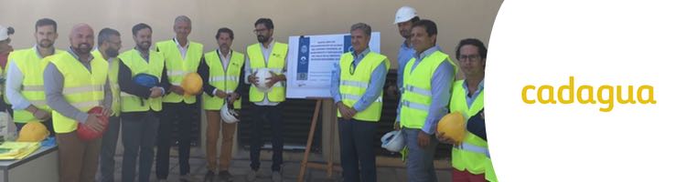 El presidente del Cabildo de Tenerife visita las obras de desodorización de La EDAR de la Orotava, ejecutadas por CADAGUA
