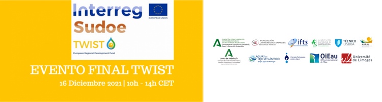 El proyecto Interreg Sudoe TWIST (Transnational Water Innovation Strategy), celebra su evento final