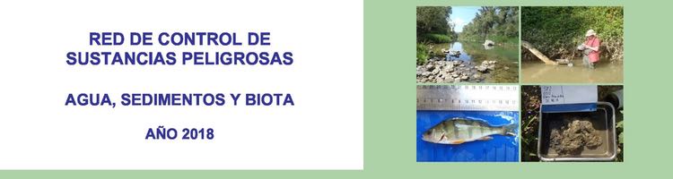 Publicado el informe anual para el ejercicio 2018 de la red de control de sustancias peligrosas de la cuenca del Ebro