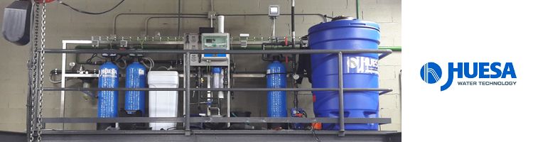 J.HUESA desarrolla una línea de producción de agua osmotizada y desmineralizada para la recarga de baterías plomo-ácido
