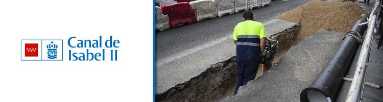 Canal de Isabel II adjudica por casi 4 millones el mantenimiento de las tuberías de agua en la zona norte de Madrid