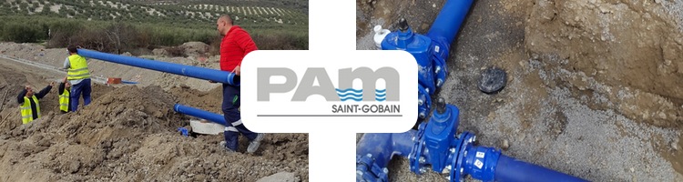 SAINT-GOBAIN PAM, presente en las obras de ampliación del polígono industrial La Vega en Priego de Córdoba