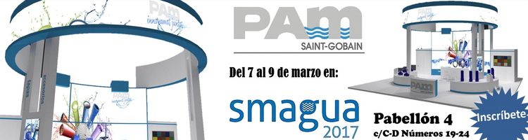 SAINT-GOBAIN PAM presenta en SMAGUA 2017 sus soluciones y novedades para el tratamiento del agua