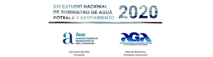 Resultados del "XVI Estudio Nacional de Suministro de Agua Potable y Saneamiento en España 2020" AEAS-AGA
