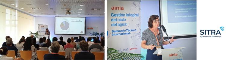 Mercavalència y SITRA presentan su estrategia innovadora, sostenible y social en el Seminario Internacional de Gestión del Agua de AINIA