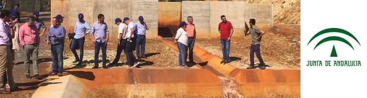 Empresarios andaluces conocen un método pionero de depuración de aguas mineras