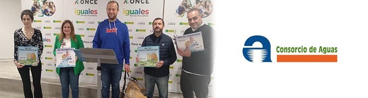 Cadasa dona a la ONCE de Asturias 60 ejemplares en braille de los cuentos ‘Operación Cadasa’ y ‘El secreto de la última gota de agua’