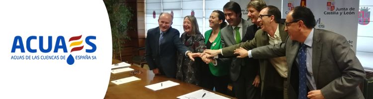 Firmado el convenio para la construcción de la nueva EDAR de Soria con un presupuesto de más de 60 M€