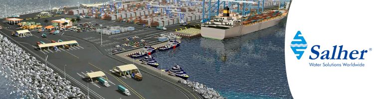 La terminal marítima Moín en Costa Rica contará con una EDAR y un sistema de reutilización Salher®