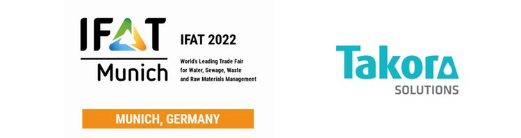 TAKORA estará presente en la próxima edición de la feria internacional IFAT Munich 2022