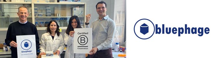 Bluephage se convierte en la primera empresa biotecnológica especializada en el análisis microbiológico del agua en conseguir la certificación B Corp