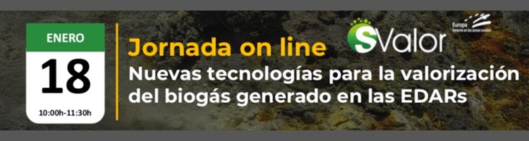 INERCO Biogás participa en la Jornada online “Nuevas tecnologías para la valorización del biogás generado en las EDAR”