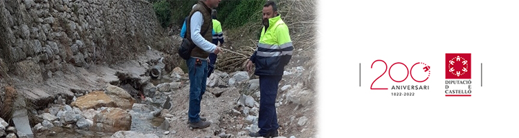Diputación de Castellón actúa de urgencia en la reparación de colectores y pozos de saneamiento dañados por las lluvias