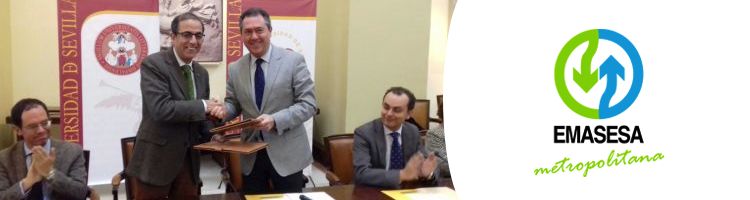 La Universidad de Sevilla y EMASESA firman un convenio para crear la Cátedra del Agua