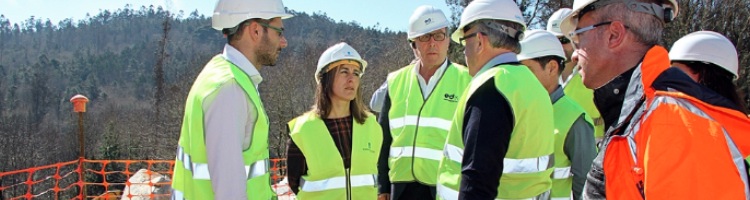 Continúan las obras de la primera fase del saneamiento de La Barcala en A Coruña con una inversión de 6,6 millones de euros