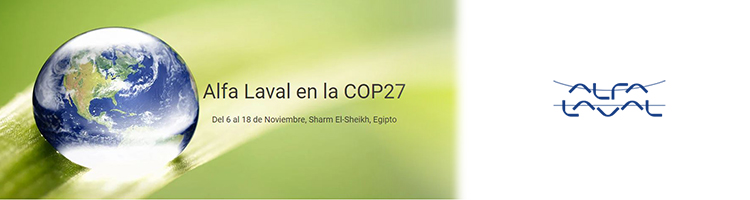 Alfa Laval presente en la COP27, la mayor reunión del mundo sobre el cambio climático