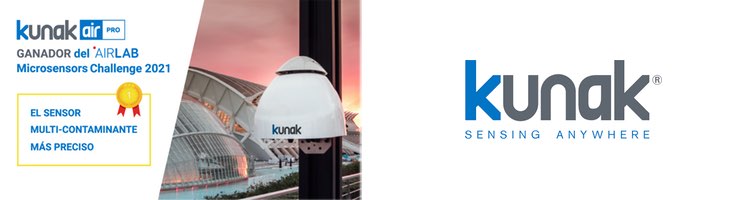 La estación de calidad del aire Kunak AIR Pro premiado como «El sensor multi-contaminante más preciso»