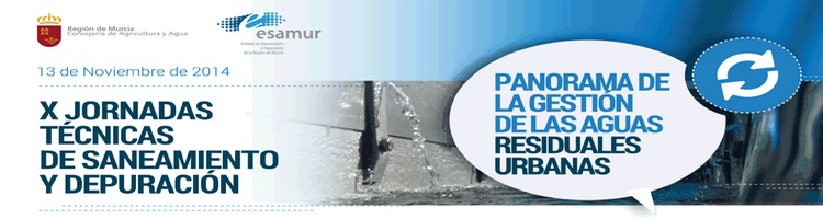 Programa definitivo de las X Jornadas Técnicas de Saneamiento y Depuración de ESAMUR "Panorama de la gestión de las aguas residuales urbanas"