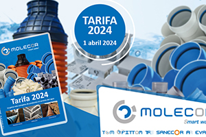 Molecor publica su Tarifa 2024 con importantes novedades en sus diferentes gamas de productos