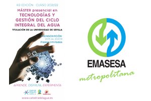 Emasesa y la Universidad de Sevilla convocan la 4ª edición del "Máster en Tecnologías y Gestión del Ciclo Integral del Agua"