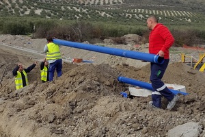 SAINT-GOBAIN PAM, presente en las obras de ampliación del polígono industrial La Vega en Priego de Córdoba