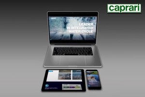 Caprari revoluciona la forma de presentar el agua en la red con el lanzamiento de su nueva web