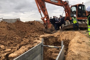 Inician las obras del colector de aguas pluviales de Los Alcázares en Murcia que contribuirá a minimizar el impacto de las lluvias