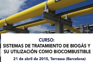 DIMASA Grupo organiza el curso "Sistemas de tratamiento de Biogás y su utilización como biocombustible" el 21 de abril en Barcelona