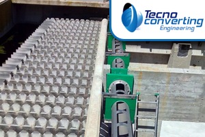TecnoConverting Engineering diseña y construye 6 skimmers circulares para varios decantadores rectangulares en Andalucía