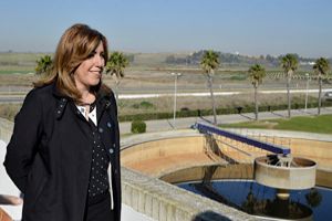 Susana Díaz inaugura la nueva EDAR del Aljarafe sevillano tras una inversión de más de 25 M€