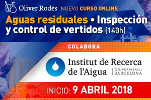 El Laboratorio Dr. Oliver Rodés presenta el Curso ON-LINE "Aguas Residuales: Inspección y Control de Vertidos"