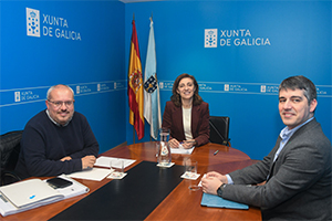 La Xunta y el ayuntamiento de Ribadavia evalúan un proyecto de mejora de la red de abastecimiento y saneamiento