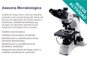 GBS presenta su servicio de Asesoría Microbiológia para Fangos Activos