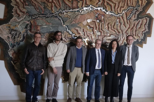 Una delegación de Europa visita la CH del Guadalquivir para conocer las actuaciones ante la situación de sequía