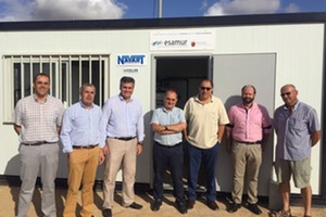 Instalan una planta piloto basada en bioelectrogénesis para eliminar los nitratos en una desalobradora de Murcia