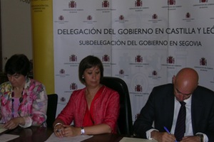 El MAGRAMA firma un convenio para ejecutar las obras del colector de San Cristóbal en Segovia con una inversión de 3,5 millones
