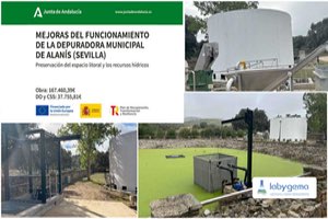 LABYGEMA concluye las obras de mejoras en la depuradora municipal de Alanís en Sevilla